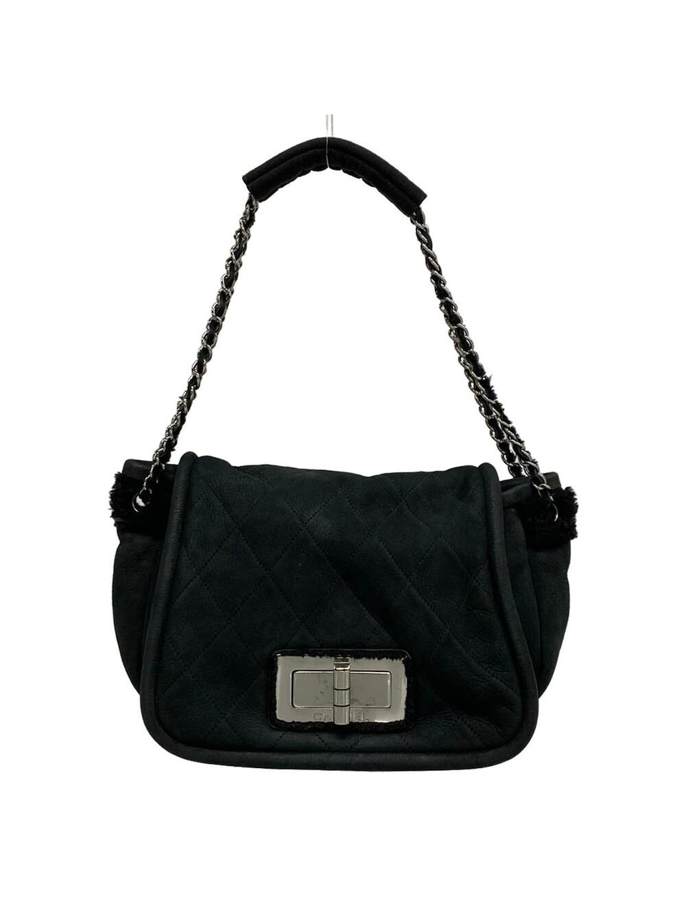 Chanel 2.55/Matelasse Black Mouton #343576C15B
